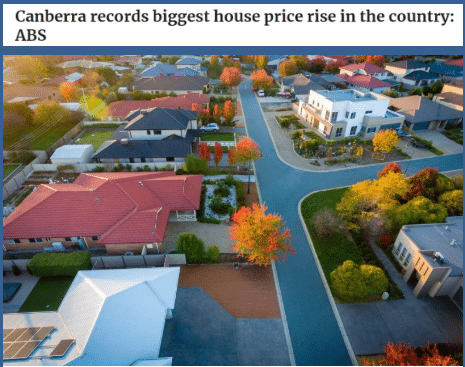 堪培拉房价涨势全澳！；澳洲有望成为经济复苏的西方国家！