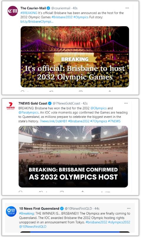 官宣  布里斯班申奥成功，2032年奥运会，我们等你哦!