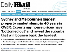 澳洲房产衰退已结束了！房价正式触底反弹