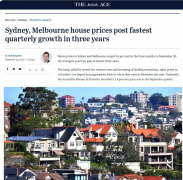 预测澳洲房价将创三年来快季度增长