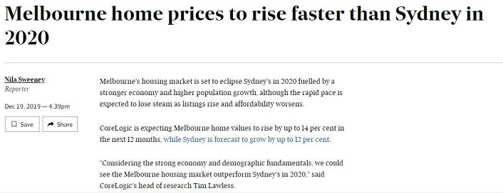 2020年，澳洲房产的新机遇