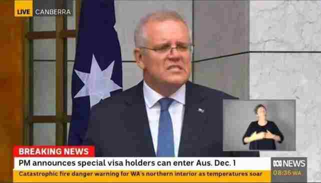 官宣12月1日澳洲开放国境，无需豁免直接返澳！还将放宽移民签证数！