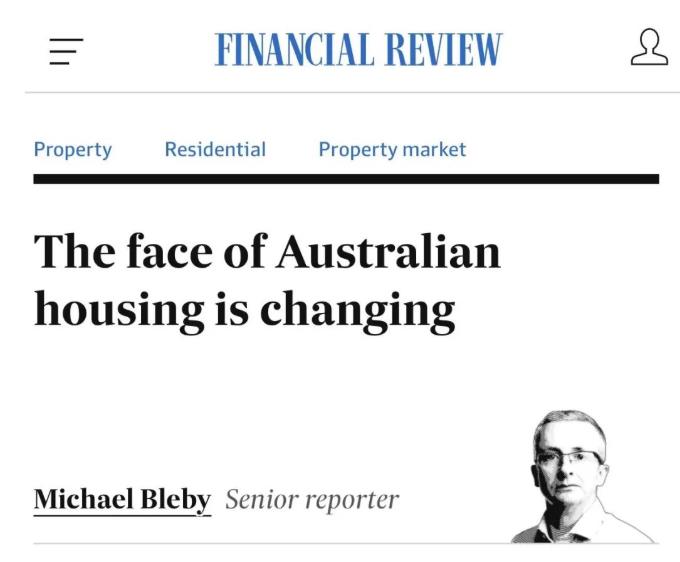 澳洲对房屋类型的需求正在改变，混合用途类型的公寓受投资者青睐！
