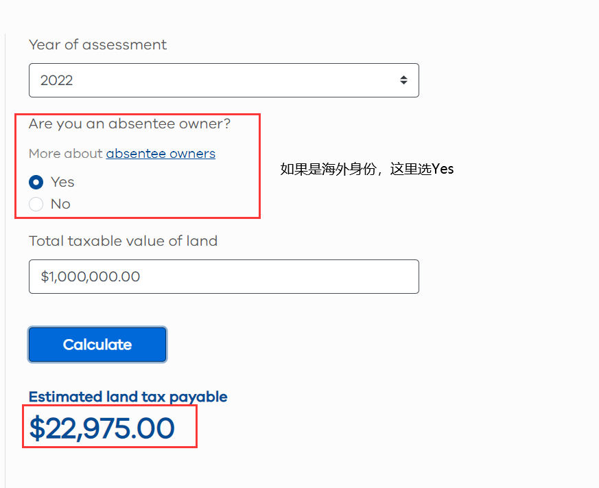 澳大利亚购房税费（附海外身份版计算器）