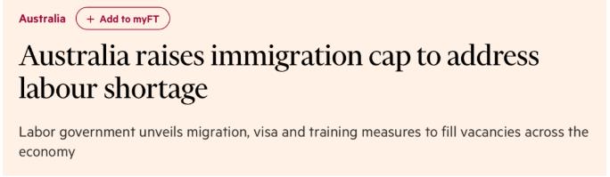 【澳洲移民】188C重大移民签证将废除,500万澳元都换不来澳洲PR！
