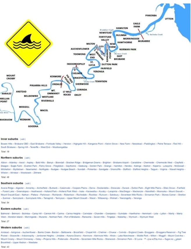 一文看懂澳洲布里斯班的区域划分！