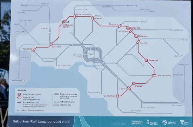 维州“郊区铁路环线”计划：重塑墨尔本东部生活圈