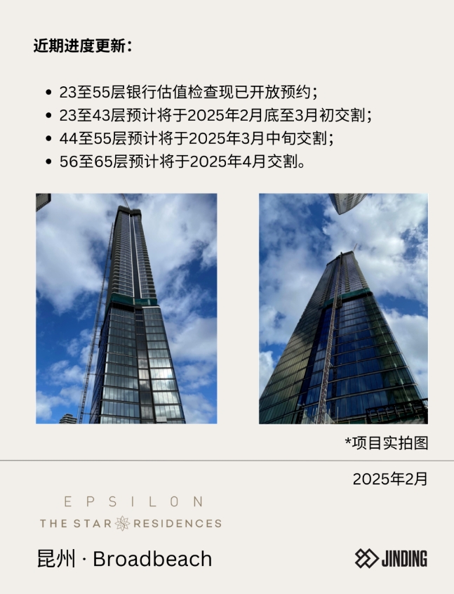 【工程 · 进度】2025年2月工程进度更新·公寓