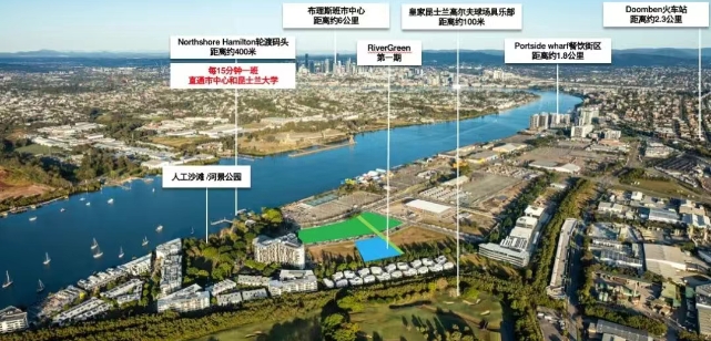 【澳洲·项目】Moreton & Cremorne at Rivergreen Hamilton公寓抢先看｜滨水之境，绿意高尔夫