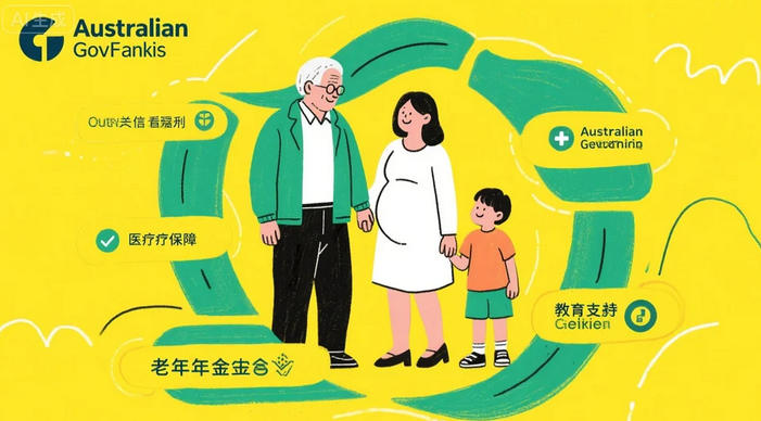 从声啼哭到白发苍苍——一张澳洲“人生时间轴”看懂你的福利清单