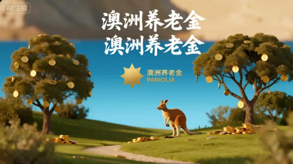 绘制澳洲养老金图片,不要文字