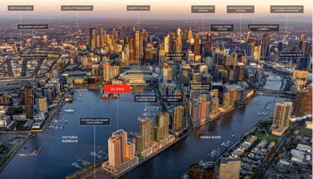 【澳洲·项目】维港之芯，双岸谧境｜Aluna at Collins Wharf墨尔本