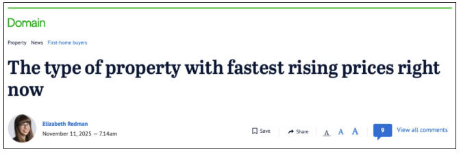 当前,澳洲哪类房子长涨得比较快?