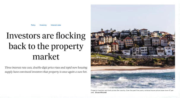 【澳洲·新闻】三重动力驱动,澳房产投资黄金期来临