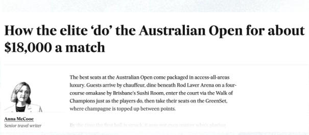 【澳洲&middot;新闻】澳网效应：5.66亿经济引擎轰鸣，国际客群重塑墨尔本高端市场基本面