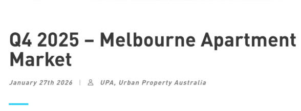 【澳洲&middot;新闻】墨尔本内城公寓需求强势释放：成交创十年新高，价格连续三季度上涨