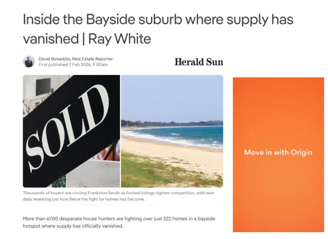 墨尔本楼市供需比达30:1,投资者重返市场押注价值洼地