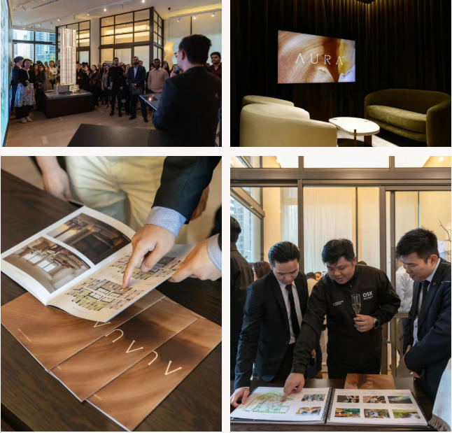 3月12日，MSQ第三期Aura项目&mdash;&mdash;全新东方安缦风格展厅正式揭幕   *活动现场实拍（照片由OSK Group提供）